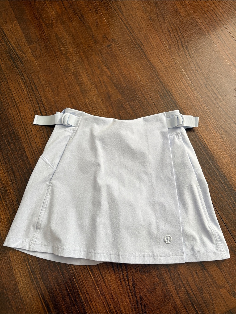 Lululemon Pale Blue Athletic Skort with Side Tabs